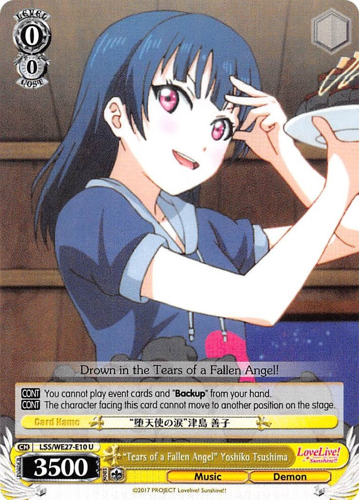 Image for "Tears of a Fallen Angel" Yoshiko Tsushima (Love Live! Sunshine!! Extra Booster) (LSS/WE27-E10 U) - Weiss Schwarz