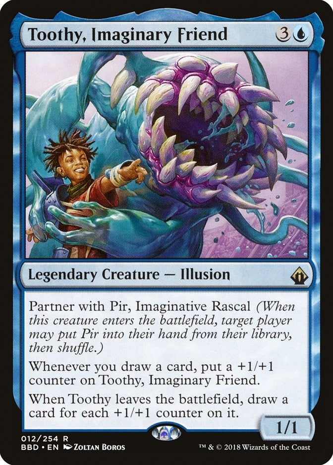 Image for Toothy, Imaginary Friend (Battlebond) (12) - Magic: The Gathering