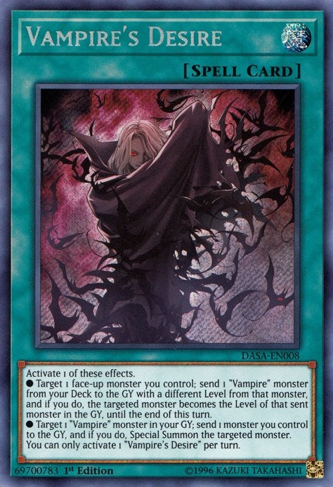 Image for Vampire's Desire (Dark Saviors) (DASA-EN008) - YuGiOh
