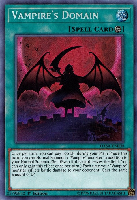 Image for Vampire's Domain (Dark Saviors) (DASA-EN009) - YuGiOh