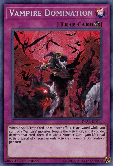 Image for Vampire Domination (Dark Saviors) (DASA-EN011) - YuGiOh