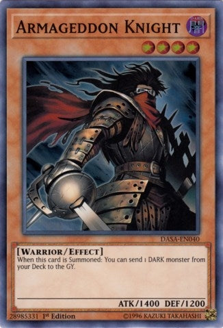 Image for Armageddon Knight (Dark Saviors) (DASA-EN040) - YuGiOh
