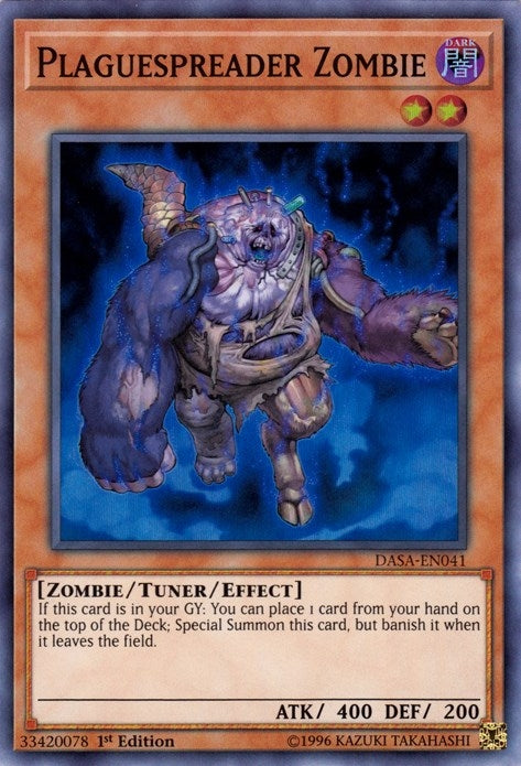 Image for Plaguespreader Zombie (Dark Saviors) (DASA-EN041) - YuGiOh