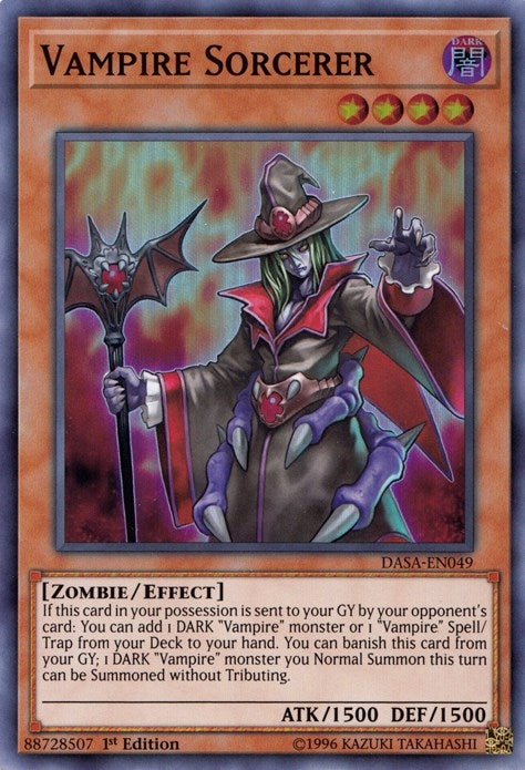 Image for Vampire Sorcerer (Dark Saviors) (DASA-EN049) - YuGiOh
