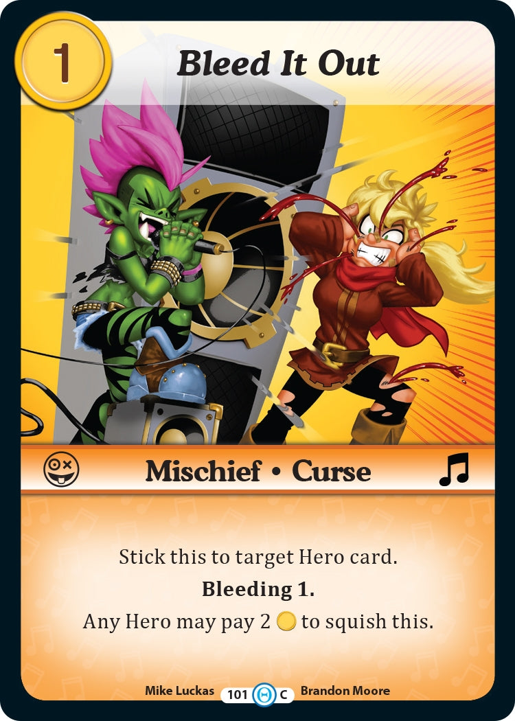 Image for Bleed It Out (The Desolation of Blarg) (101) - Munchkin CCG