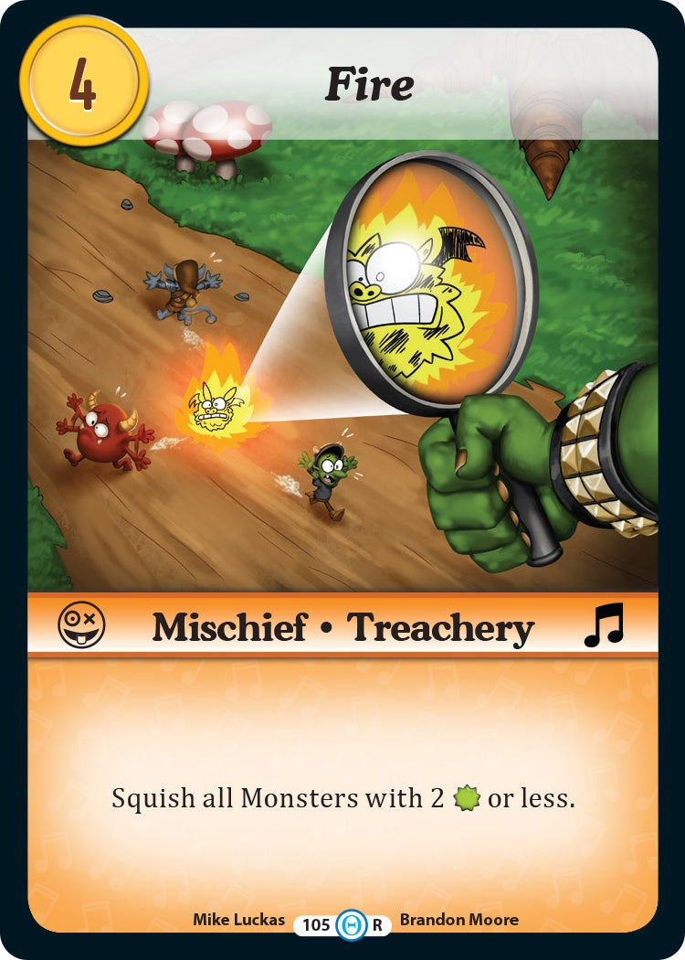 Image for Fire (The Desolation of Blarg) (105) - Munchkin CCG