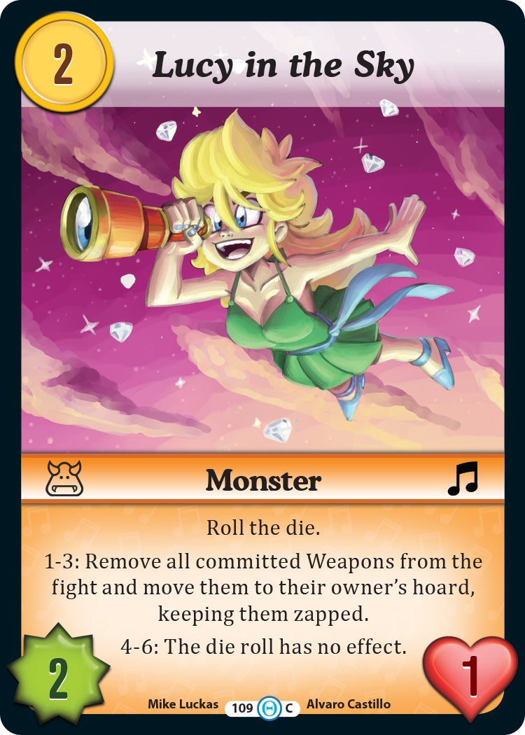 Image for Lucy in the Sky (The Desolation of Blarg) (109) - Munchkin CCG