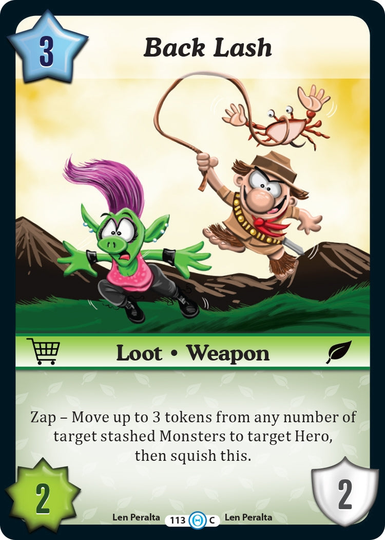 Image for Back Lash (The Desolation of Blarg) (113) - Munchkin CCG