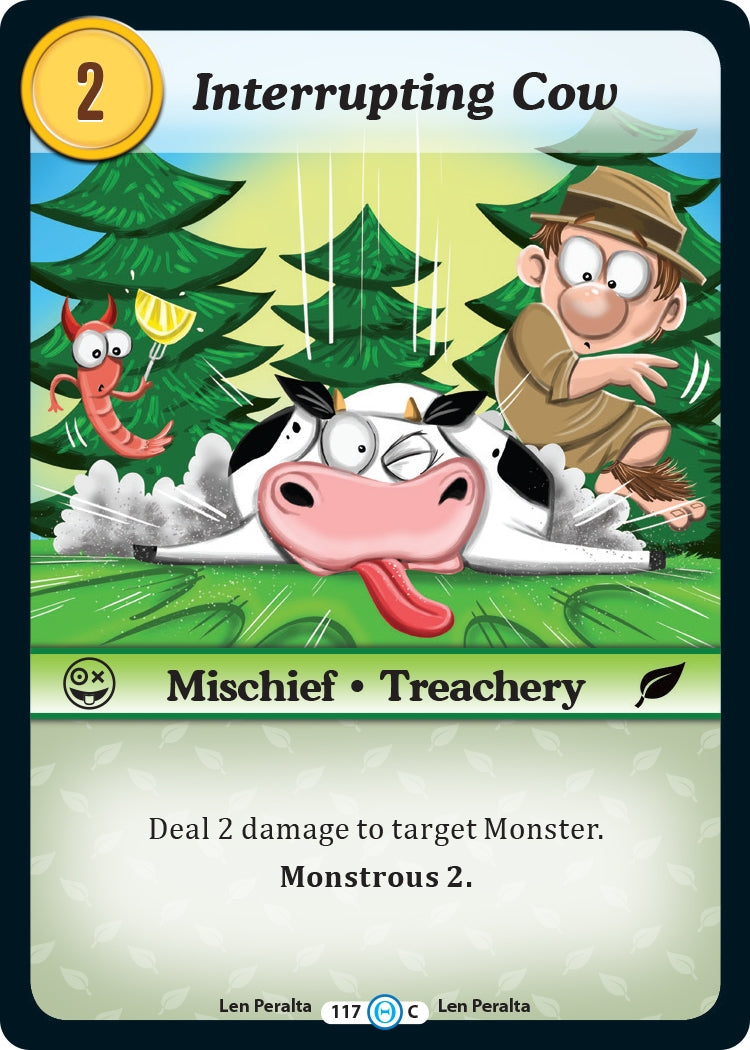 Image for Interrupting Cow (The Desolation of Blarg) (117) - Munchkin CCG