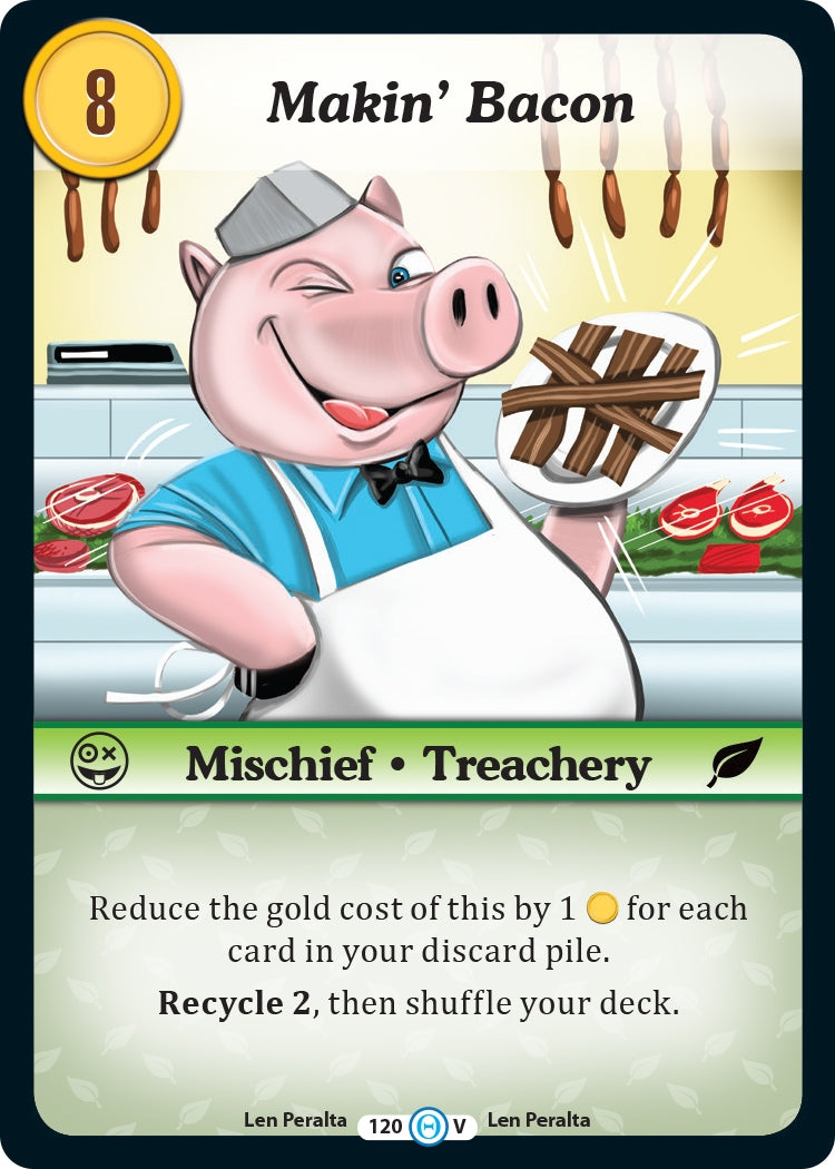Image for Makin' Bacon (The Desolation of Blarg) (120) - Munchkin CCG