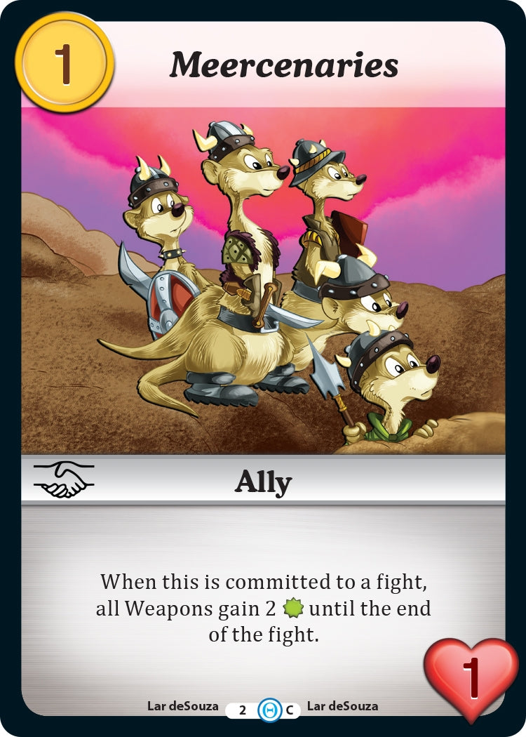 Image for Meercenaries (The Desolation of Blarg) (2) - Munchkin CCG