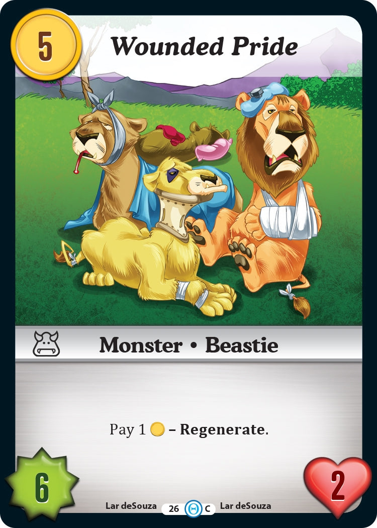 Image for Wounded Pride (The Desolation of Blarg) (26) - Munchkin CCG