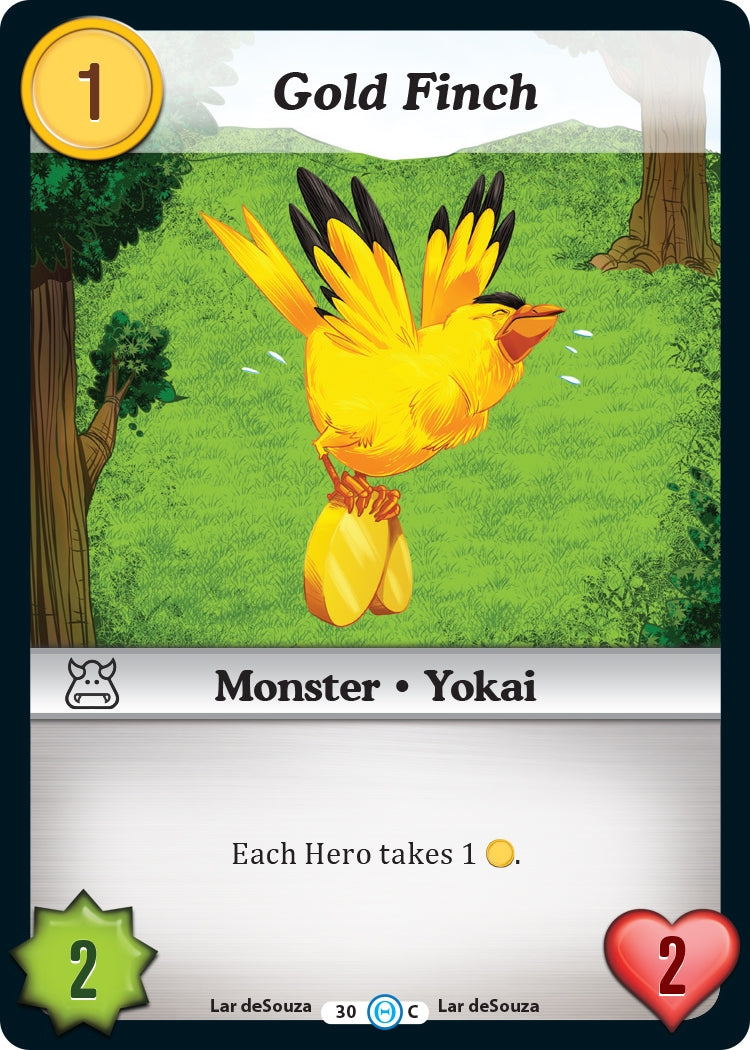 Image for Gold Finch (The Desolation of Blarg) (30) - Munchkin CCG