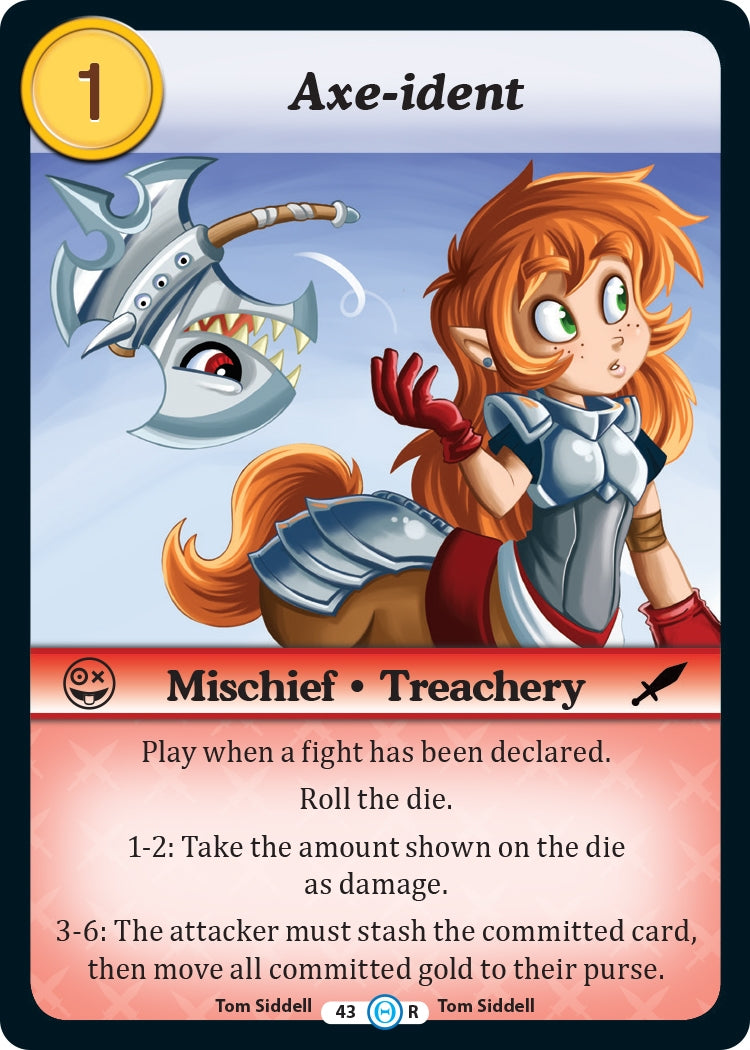 Image for Axe-ident (The Desolation of Blarg) (43) - Munchkin CCG