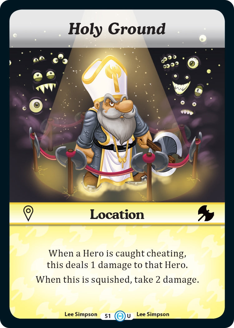 Image for Holy Ground (The Desolation of Blarg) (51) - Munchkin CCG