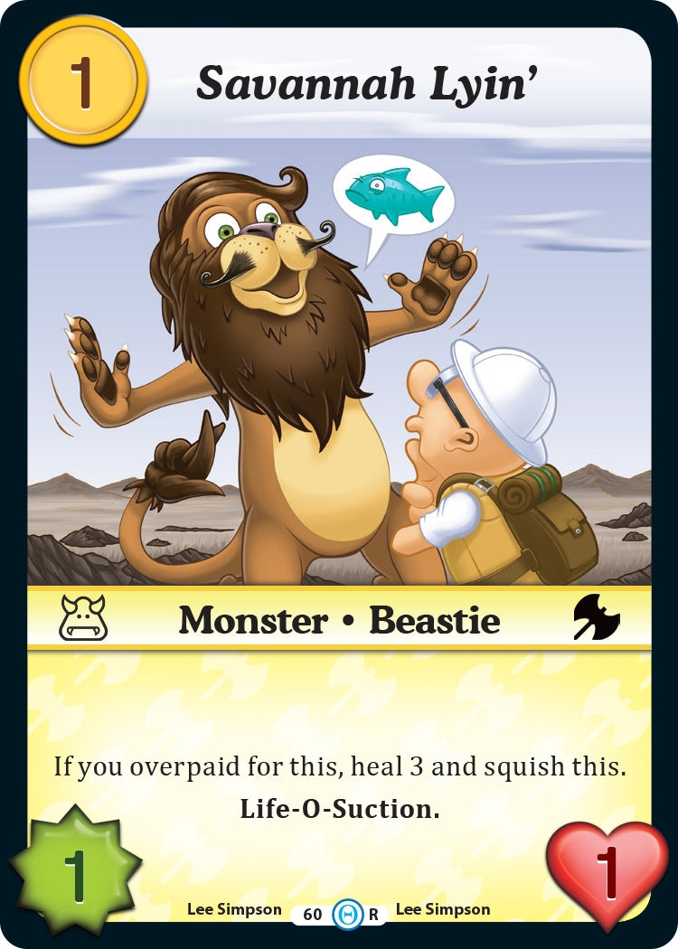 Image for Savannah Lyin' (The Desolation of Blarg) (60) - Munchkin CCG