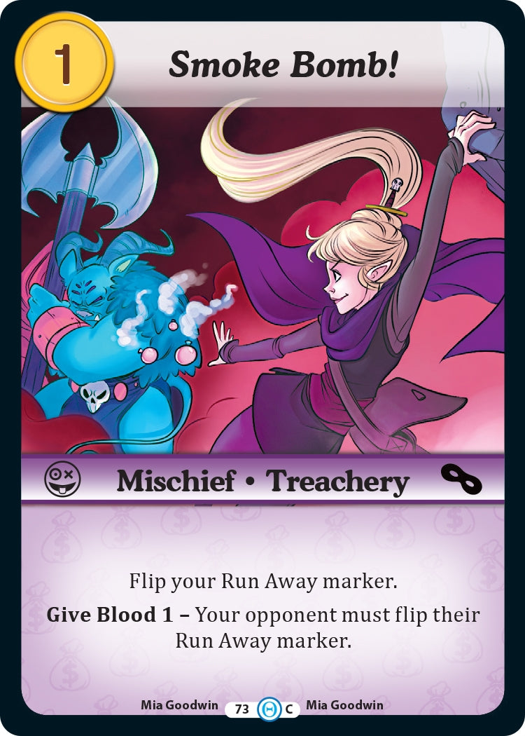 Image for Smoke Bomb! (The Desolation of Blarg) (73) - Munchkin CCG