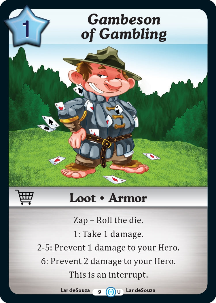 Image for Gambeson of Gambling (The Desolation of Blarg) (9) - Munchkin CCG