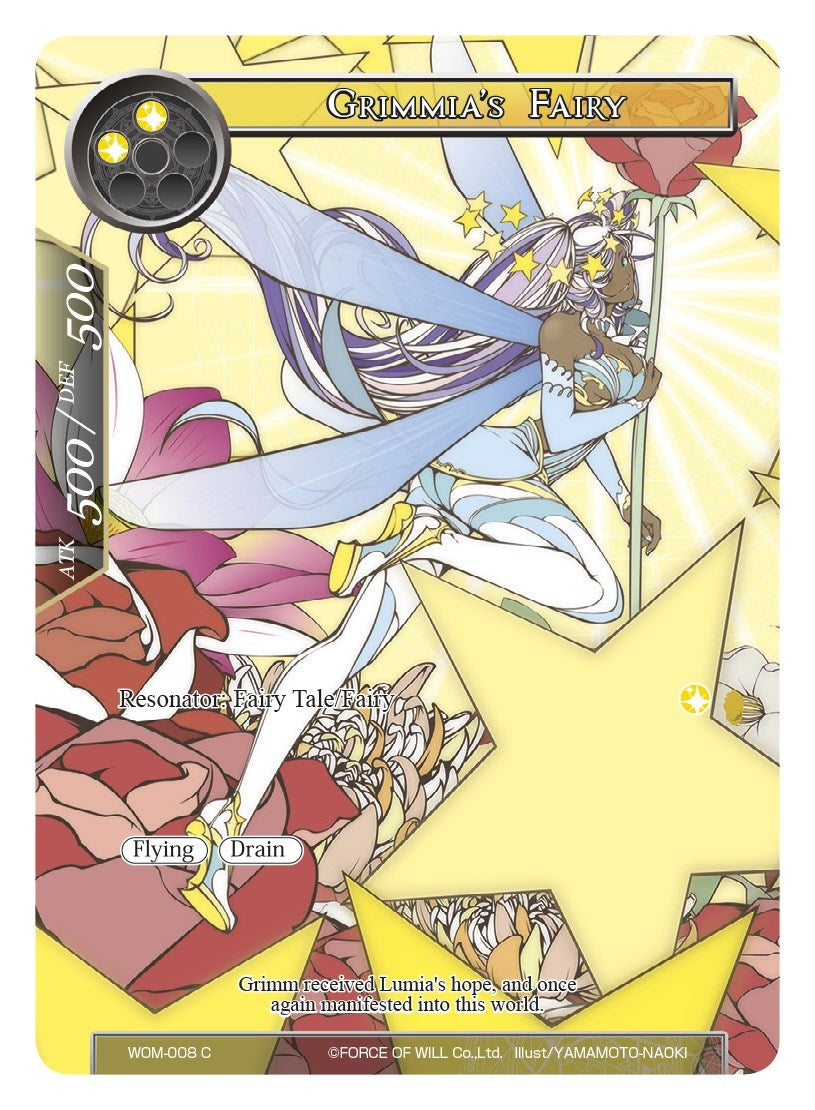Image for Grimmia's Fairy (Full Art) (Winds of the Ominous Moon) (WOM-008) - Force of Will
