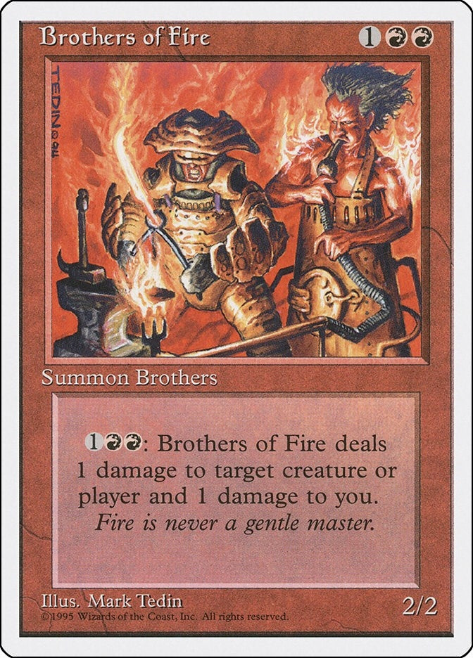 Image for Brothers of Fire (Fourth Edition) - Magic: The Gathering