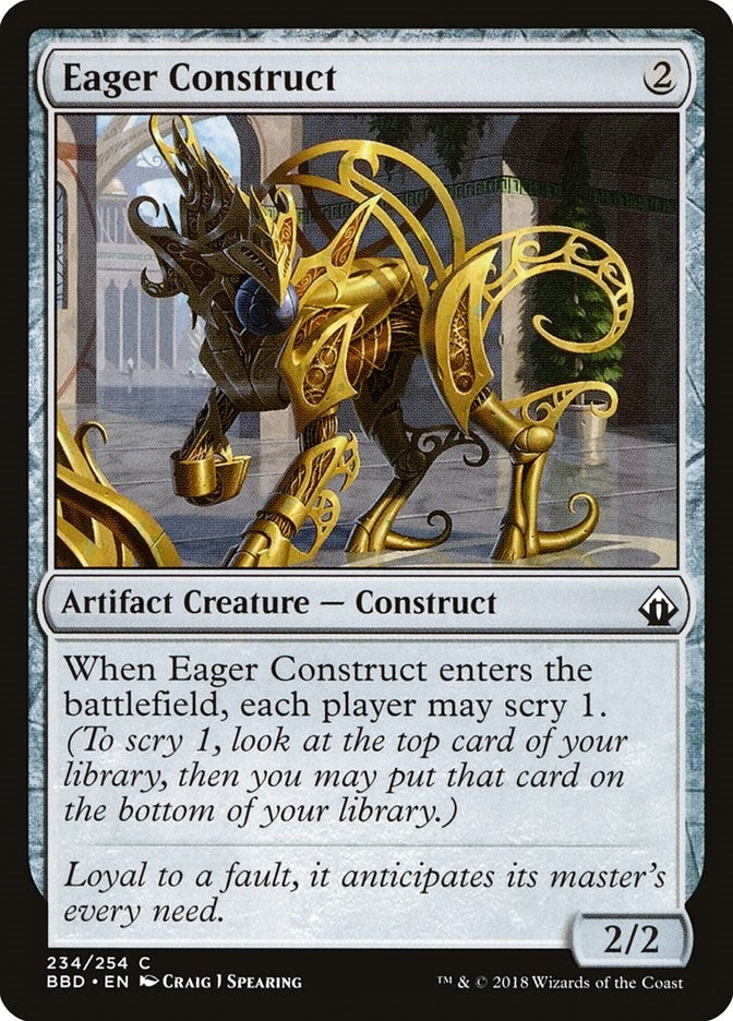 Image for Eager Construct (Battlebond) (234) - Magic: The Gathering