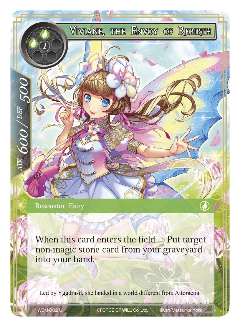 Image for Viviane, the Envoy of Rebirth (Winds of the Ominous Moon) (WOM-082) - Force of Will