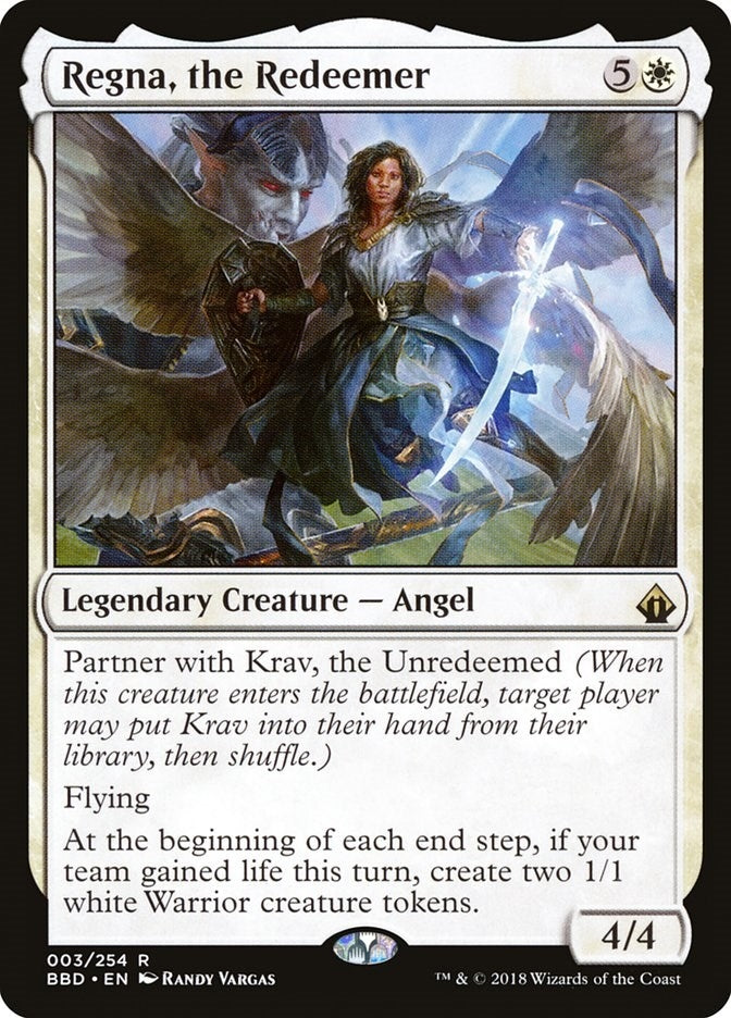 Image for Regna, the Redeemer (Battlebond) (3) - Magic: The Gathering