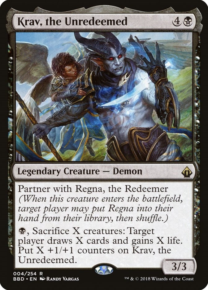 Image for Krav, the Unredeemed (Battlebond) (4) - Magic: The Gathering
