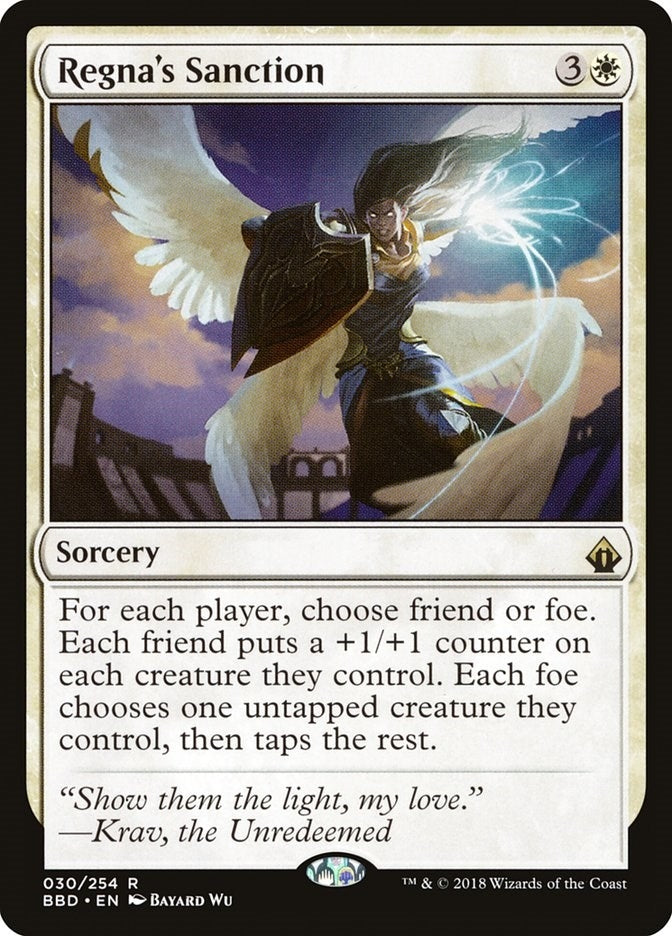Image for Regna's Sanction (Battlebond) (30) - Magic: The Gathering