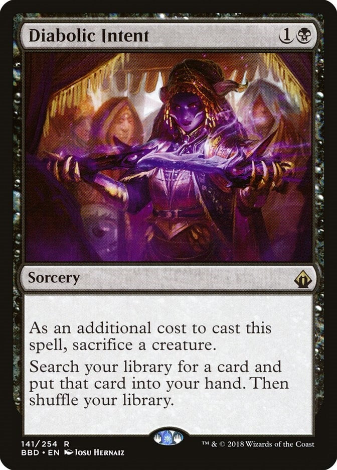 Image for Diabolic Intent (Battlebond) (141) - Magic: The Gathering