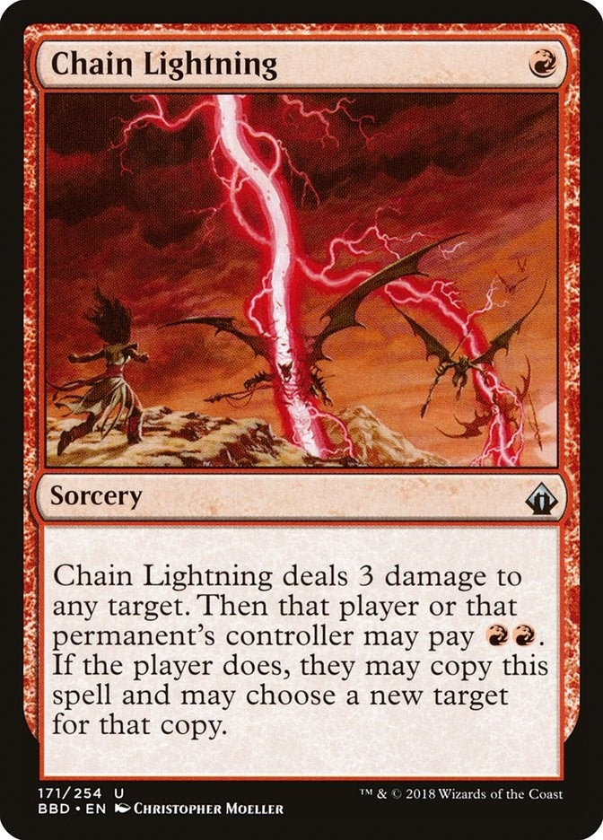 Image for Chain Lightning (Battlebond) (171) - Magic: The Gathering