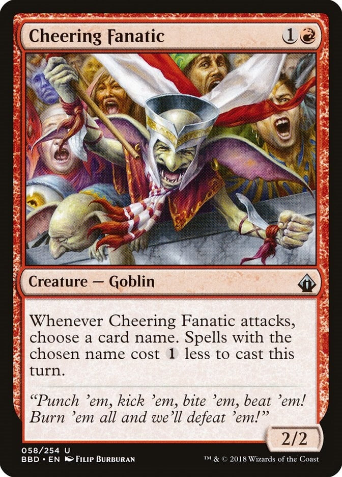 Image for Cheering Fanatic (Battlebond) (58) - Magic: The Gathering