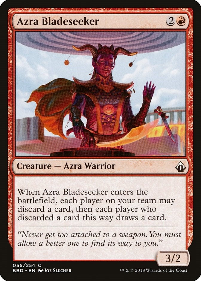 Image for Azra Bladeseeker (Battlebond) (55) - Magic: The Gathering