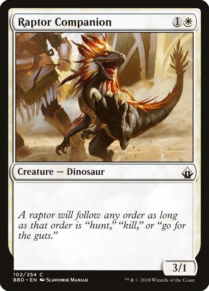 Image for Raptor Companion (Battlebond) (102) - Magic: The Gathering