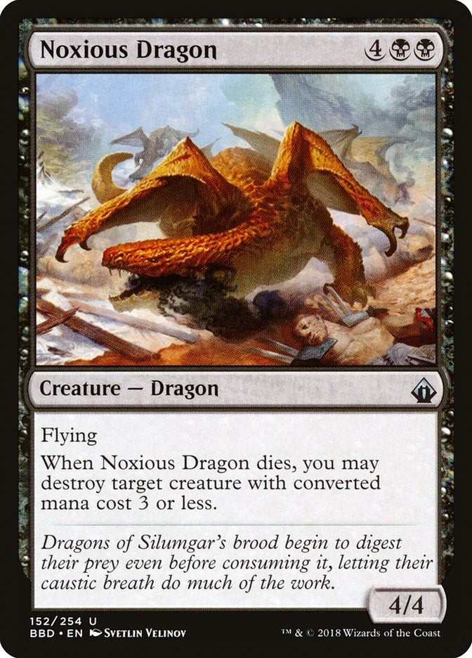 Image for Noxious Dragon (Battlebond) (152) - Magic: The Gathering