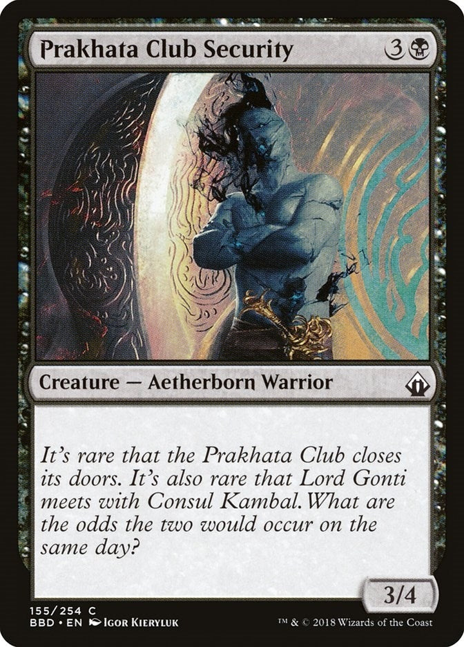 Image for Prakhata Club Security (Battlebond) (155) - Magic: The Gathering