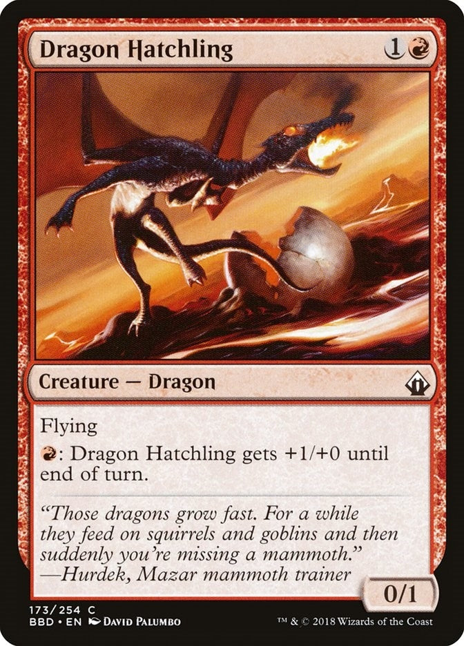 Image for Dragon Hatchling (Battlebond) (173) - Magic: The Gathering