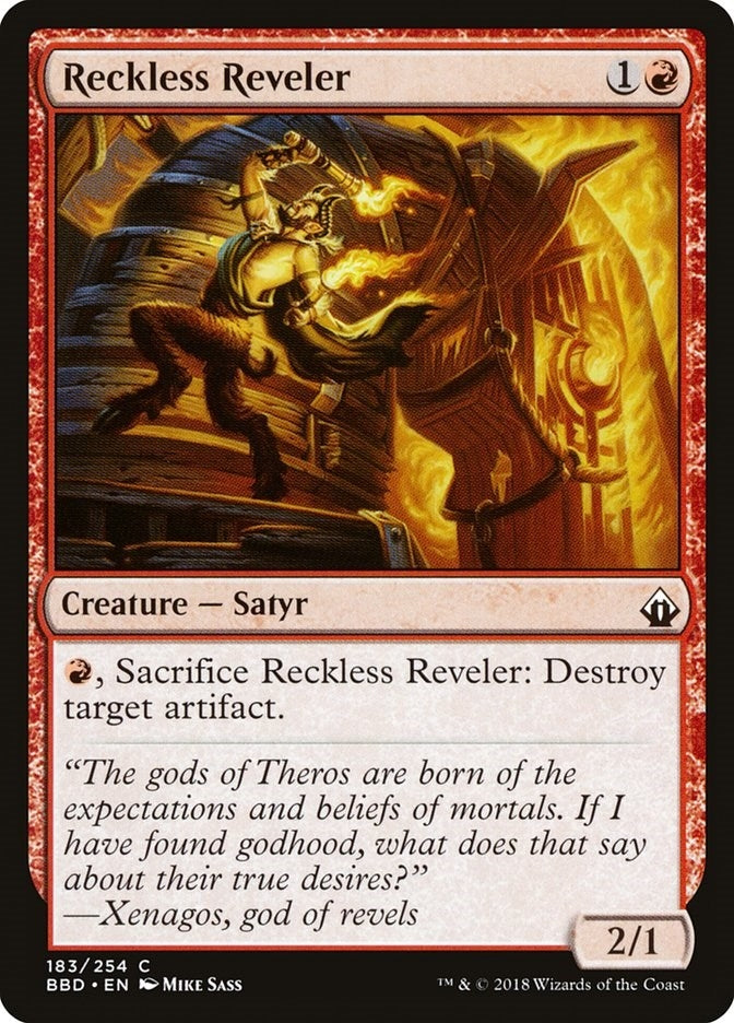 Image for Reckless Reveler (Battlebond) (183) - Magic: The Gathering