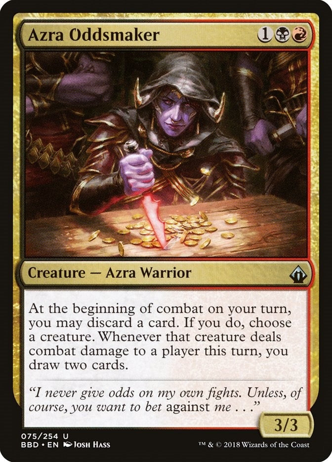 Image for Azra Oddsmaker (Battlebond) (75) - Magic: The Gathering