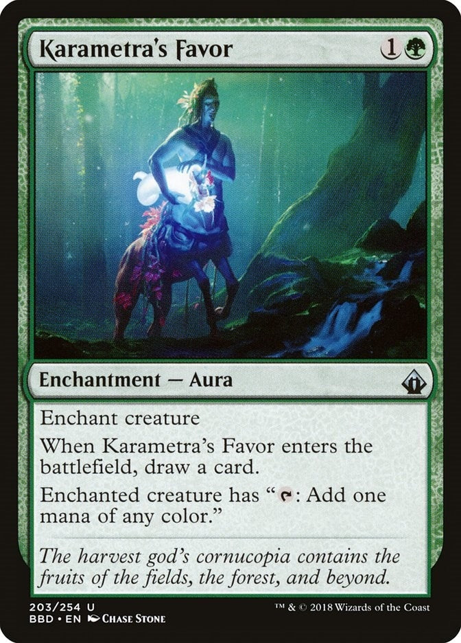 Image for Karametra's Favor (Battlebond) (203) - Magic: The Gathering