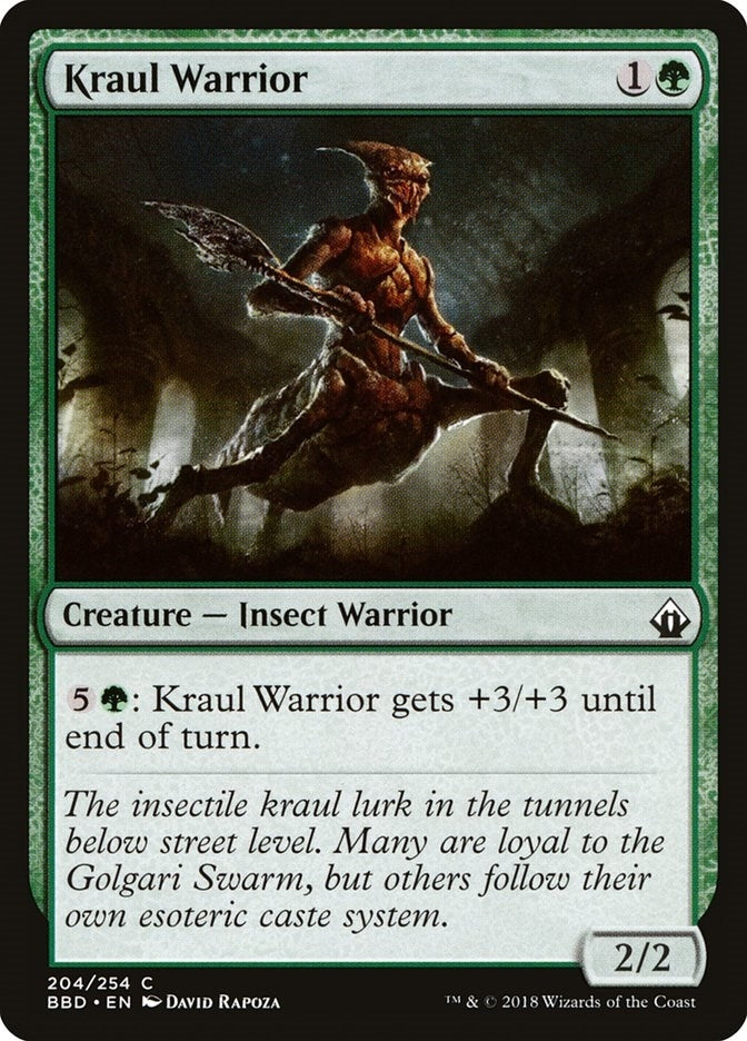 Image for Kraul Warrior (Battlebond) (204) - Magic: The Gathering