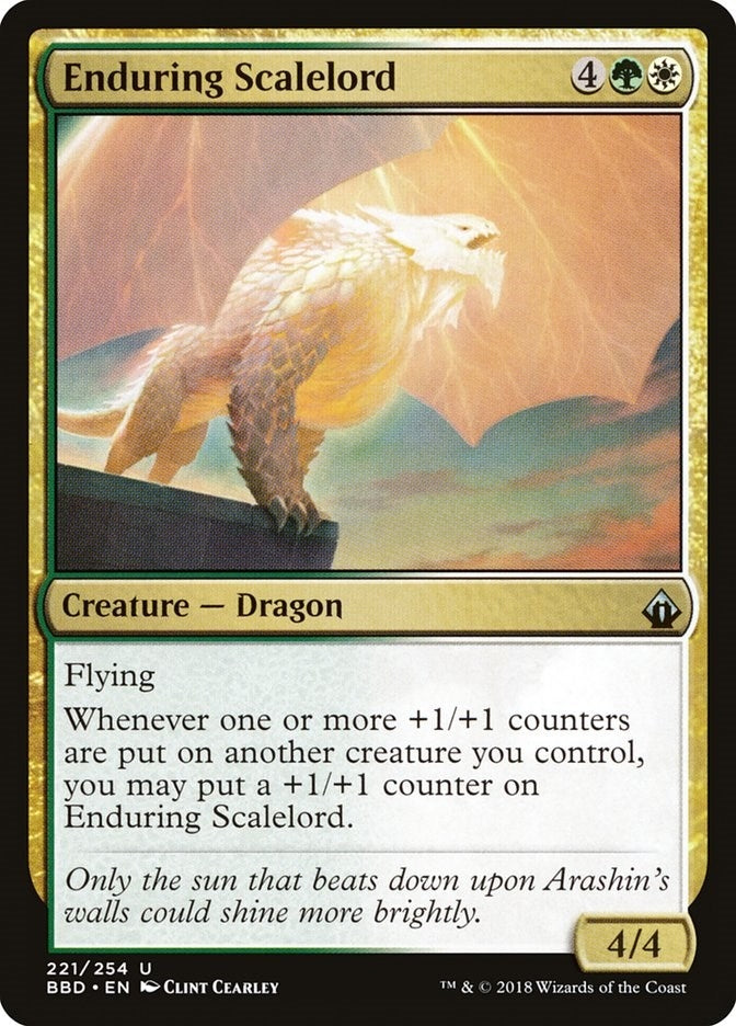 Image for Enduring Scalelord (Battlebond) (221) - Magic: The Gathering