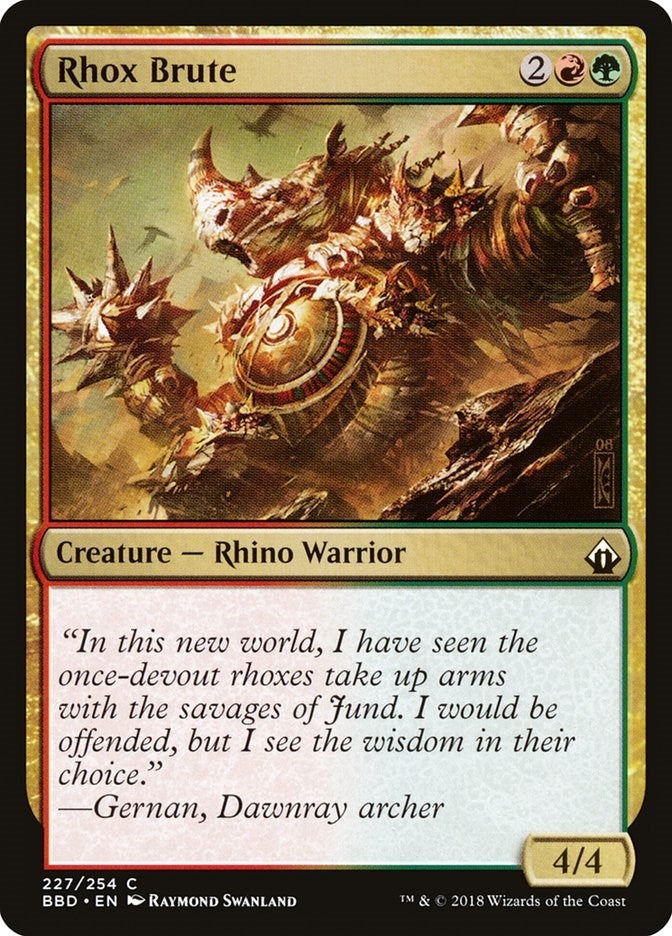 Image for Rhox Brute (Battlebond) (227) - Magic: The Gathering