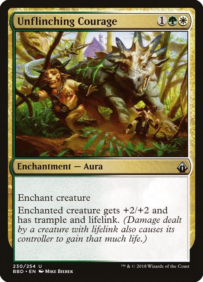Image for Unflinching Courage (Battlebond) (230) - Magic: The Gathering
