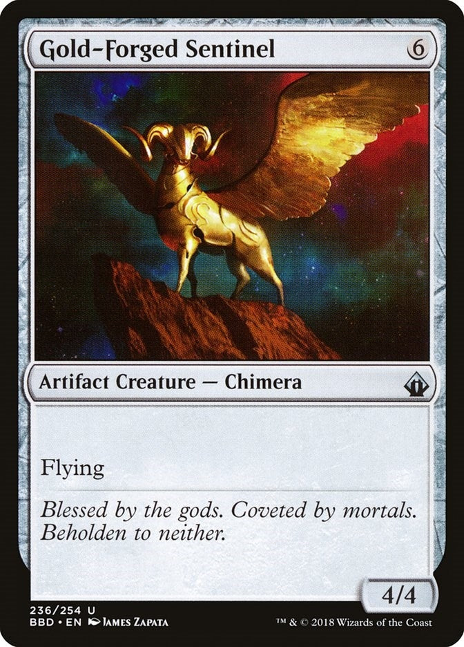 Image for Gold-Forged Sentinel (Battlebond) (236) - Magic: The Gathering