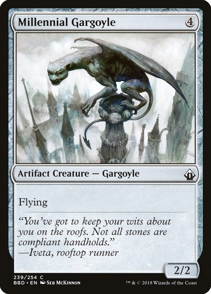 Image for Millennial Gargoyle (Battlebond) (239) - Magic: The Gathering
