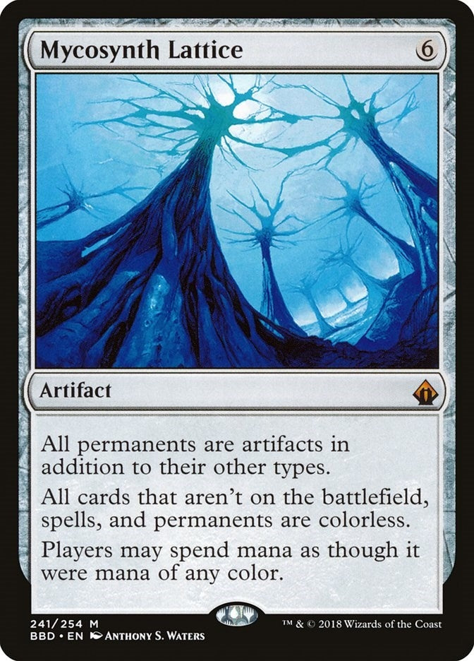 Image for Mycosynth Lattice (Battlebond) (241) - Magic: The Gathering