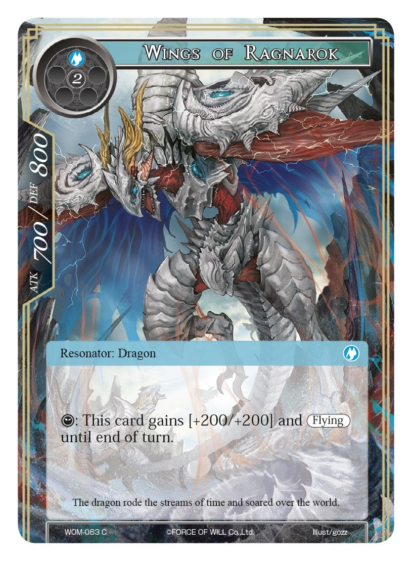 Image for Wings of Ragnarok (Winds of the Ominous Moon) (WOM-063) - Force of Will