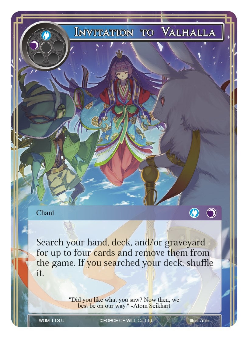 Image for Invitation to Valhalla (Winds of the Ominous Moon) (WOM-113) - Force of Will