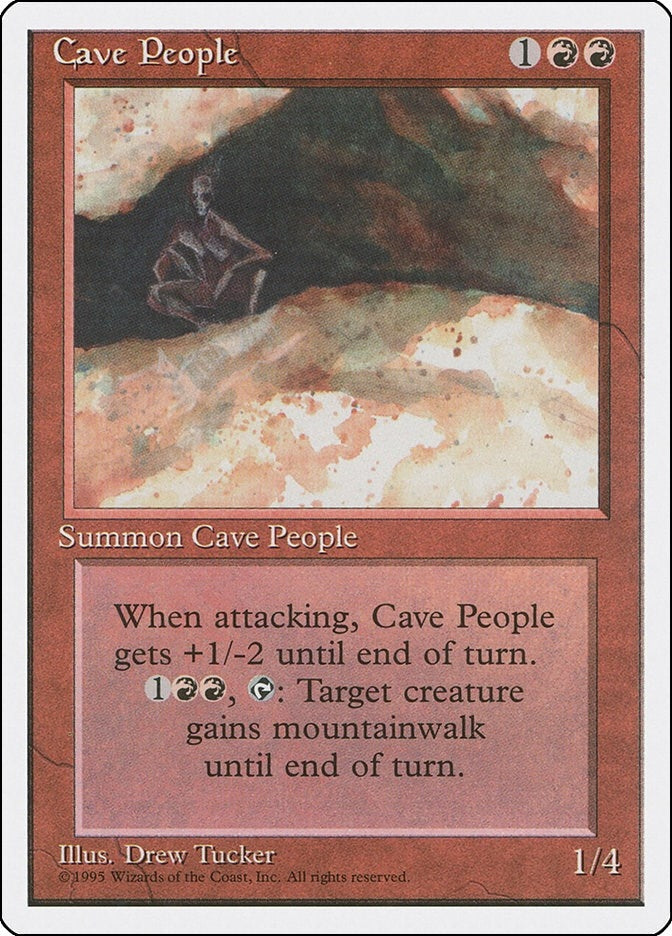 Image for Cave People (Fourth Edition) - Magic: The Gathering
